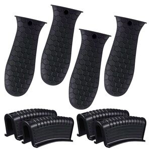 NWOT 8 Silicone Hot Handle Holder Sleeves